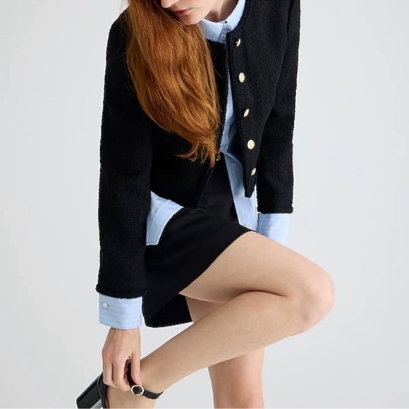 BNWT!! J. Crew Louisa Lady Jacket in Maritime tweed SZ. 6 - Picture 2 of 7